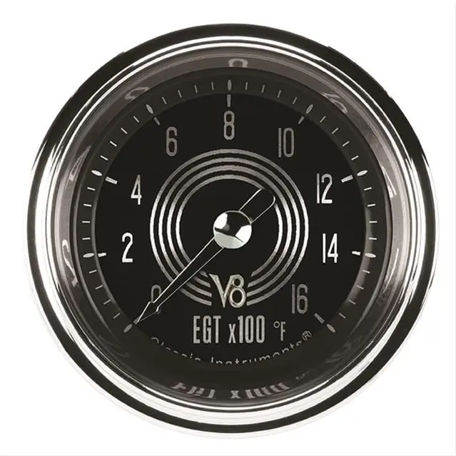 Classic Instruments V8 Speedster Gauges – Black Face With Led Lighting 1