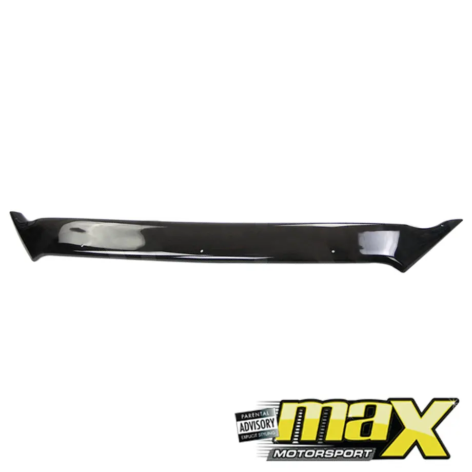 Isuzu Mu-X (17-19) Gloss Black Plastic Bonnet Guard 1