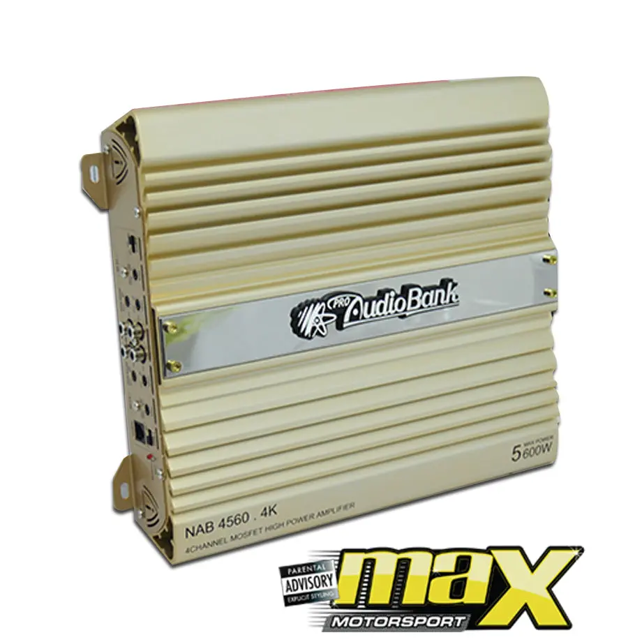 Audiobank Nab-4560.4K 4-Channel Amplifier (5600W) 1