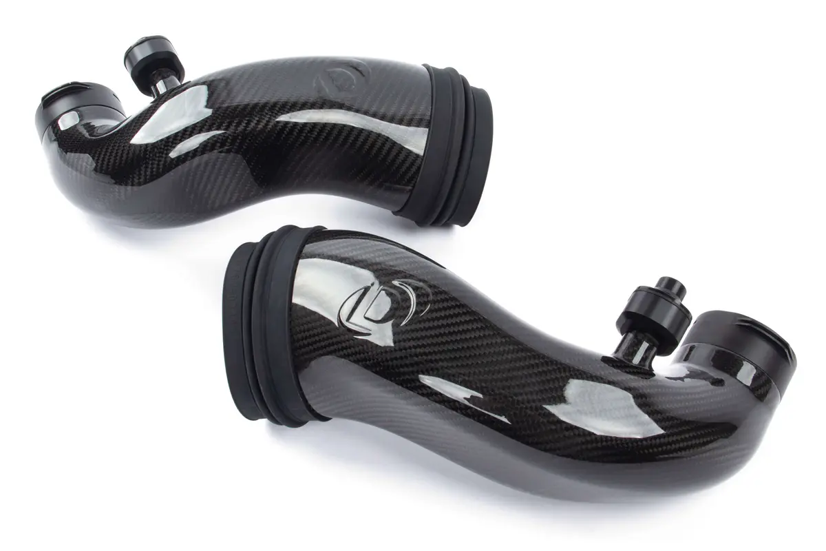 Dinan Carbon Fiber Turbo Inlet Pipes F90 M5 1