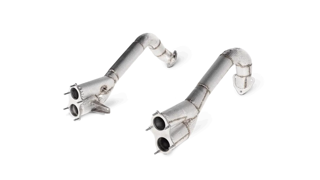 Porsche 718 Cayman Gt4 / Gts 4.0 / Boxster Gts 4.0 | 2020 | Akrapovic | Link Pipe Set (Titanium) 1