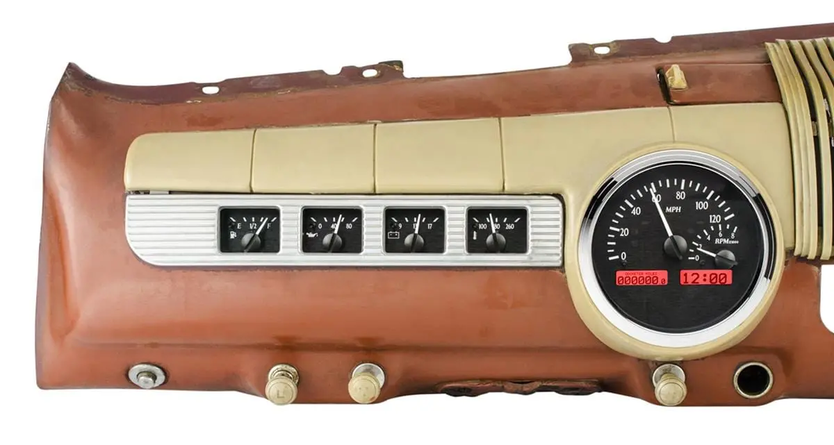 Dakota Digital Vhx-42F-K-R Direct-Fit Analog Gauge System With Modern Electronics 1