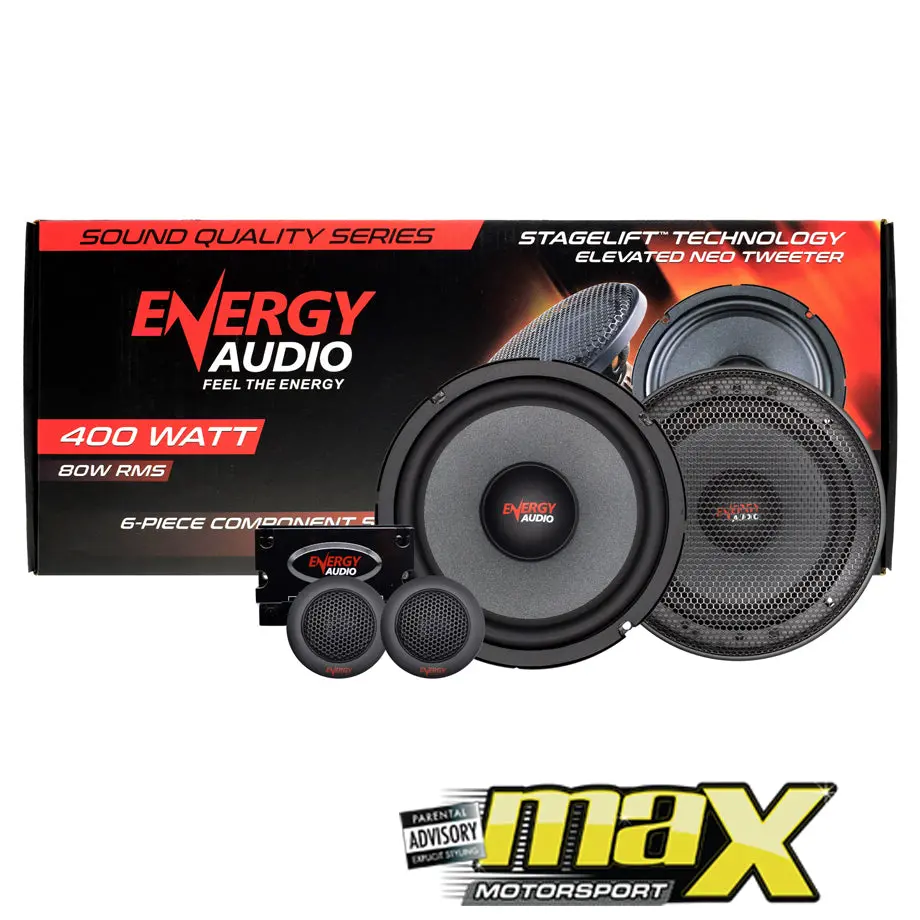 Energy Audio 6.5" Split Audio Component System (400W) 1