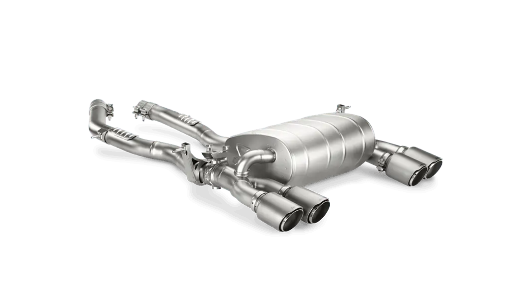 Akrapovic 14-17 Bmw M3 (F80) Slip-On Line (Titanium) W/ Titanium Tips 1