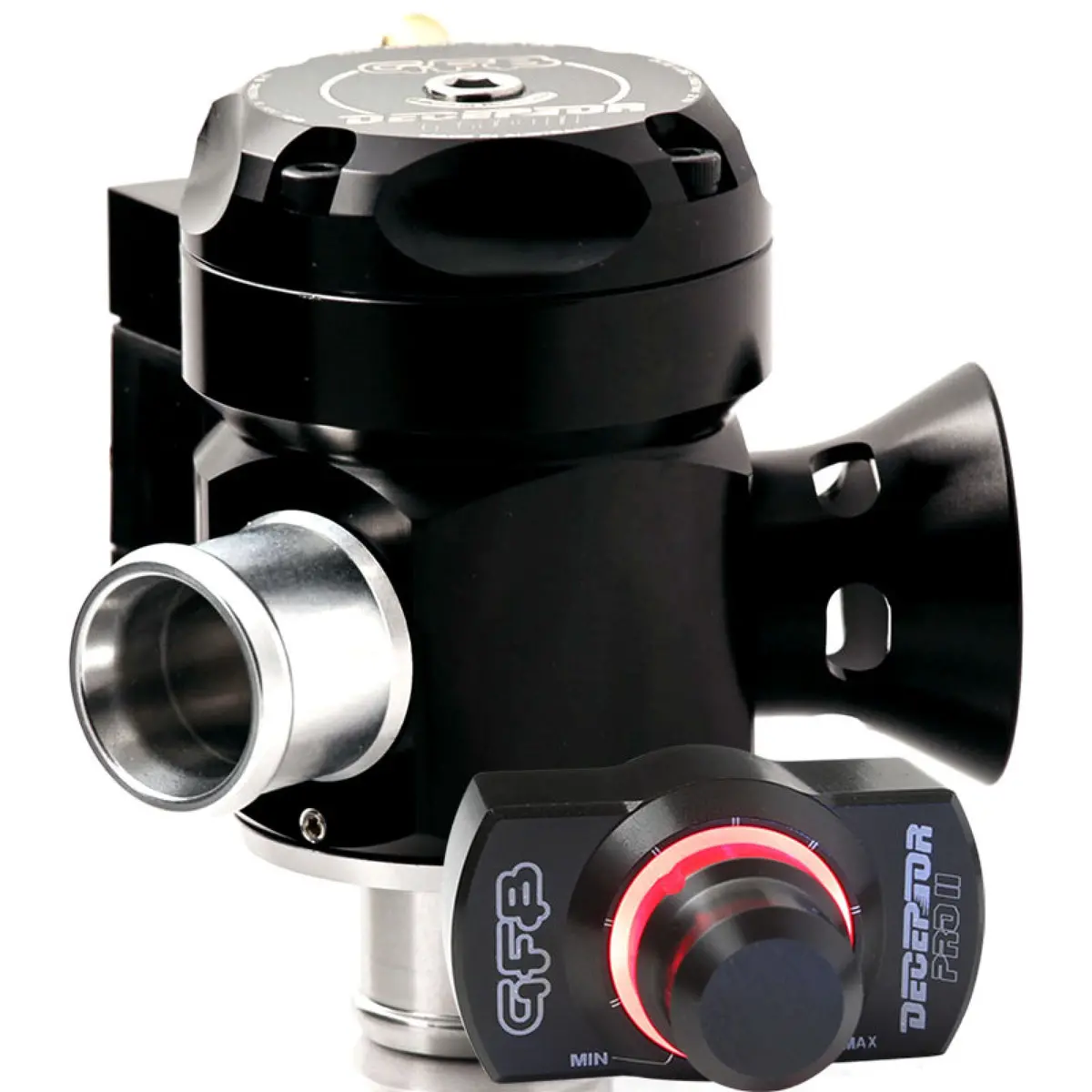 Go Fast Bits Universal 25Mm Inlet, 25Mm Outlet Deceptor Pro Ii Remote Adjustable Blow-Off Valve 1