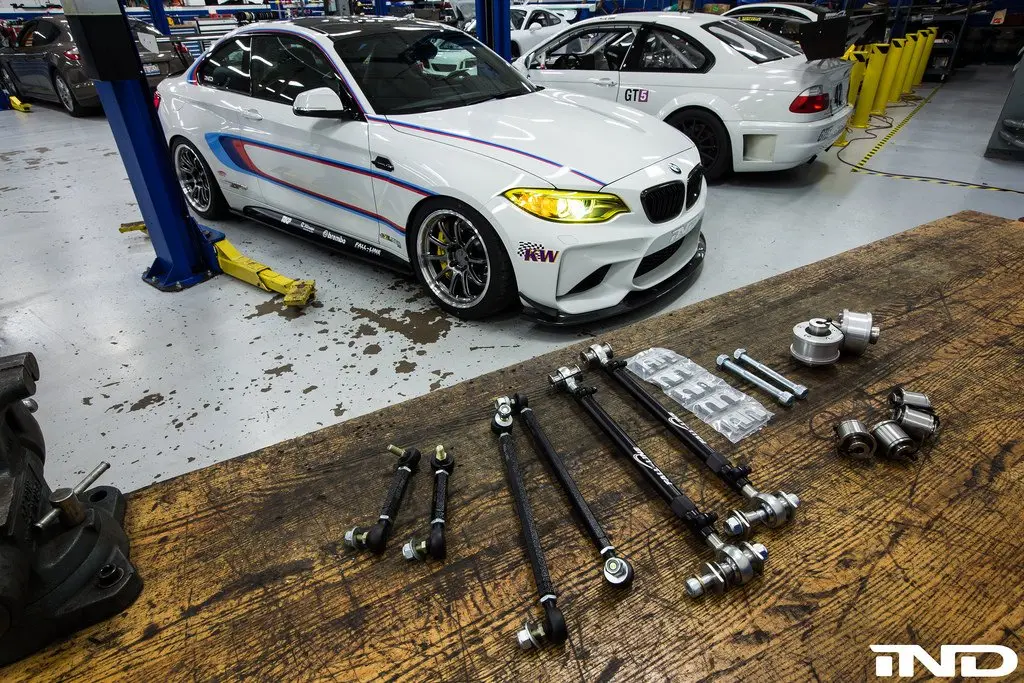 Fall-Line Motorsports F87 M2 Front Mono Ball Conversion Kit 1