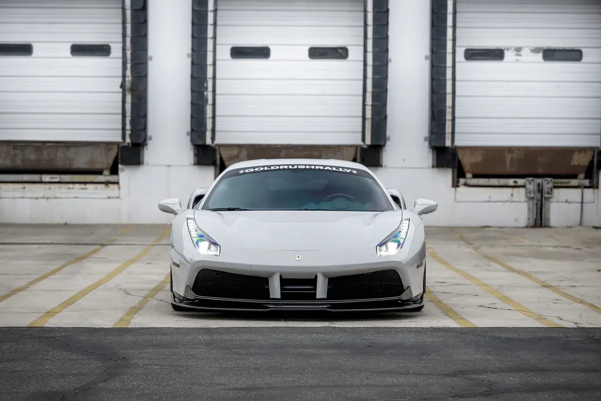 Vorsteiner Ferrari 488 Italia Aero Front Spoiler Carbon Fiber Pp 1X1 Glossy 1