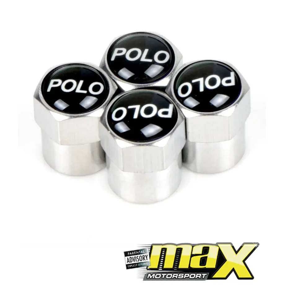 Vw Polo Aluminium Valve Caps (Silver) 1