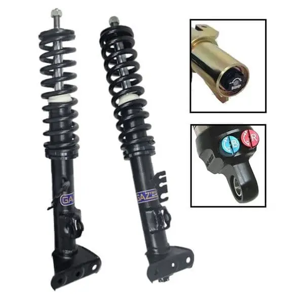 Gaz Twin Adjustable Coilover Suspension Kit - Abarth 500 / 595 / 695 1