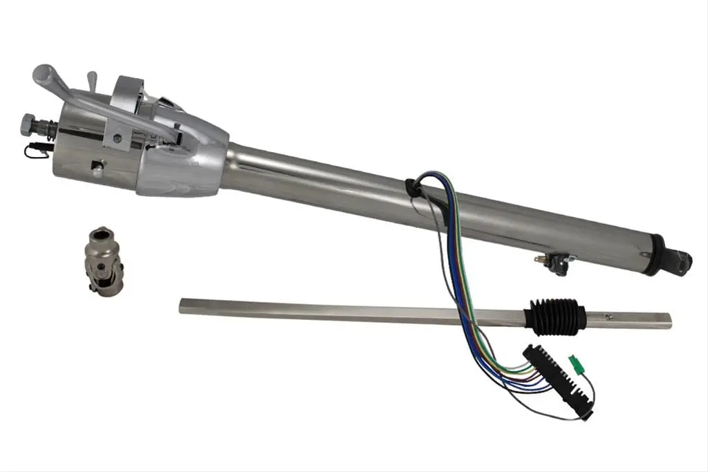 Flaming River Fr21100P2 Tilt Steering Column – Column-Shift Compatible, Adjustable 1