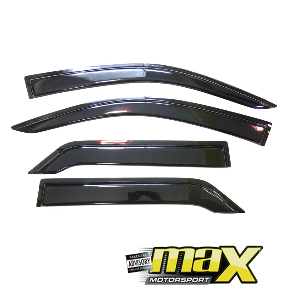 Toyota Fortuner (16-On) Slim Black Windshields (4-Door) 1