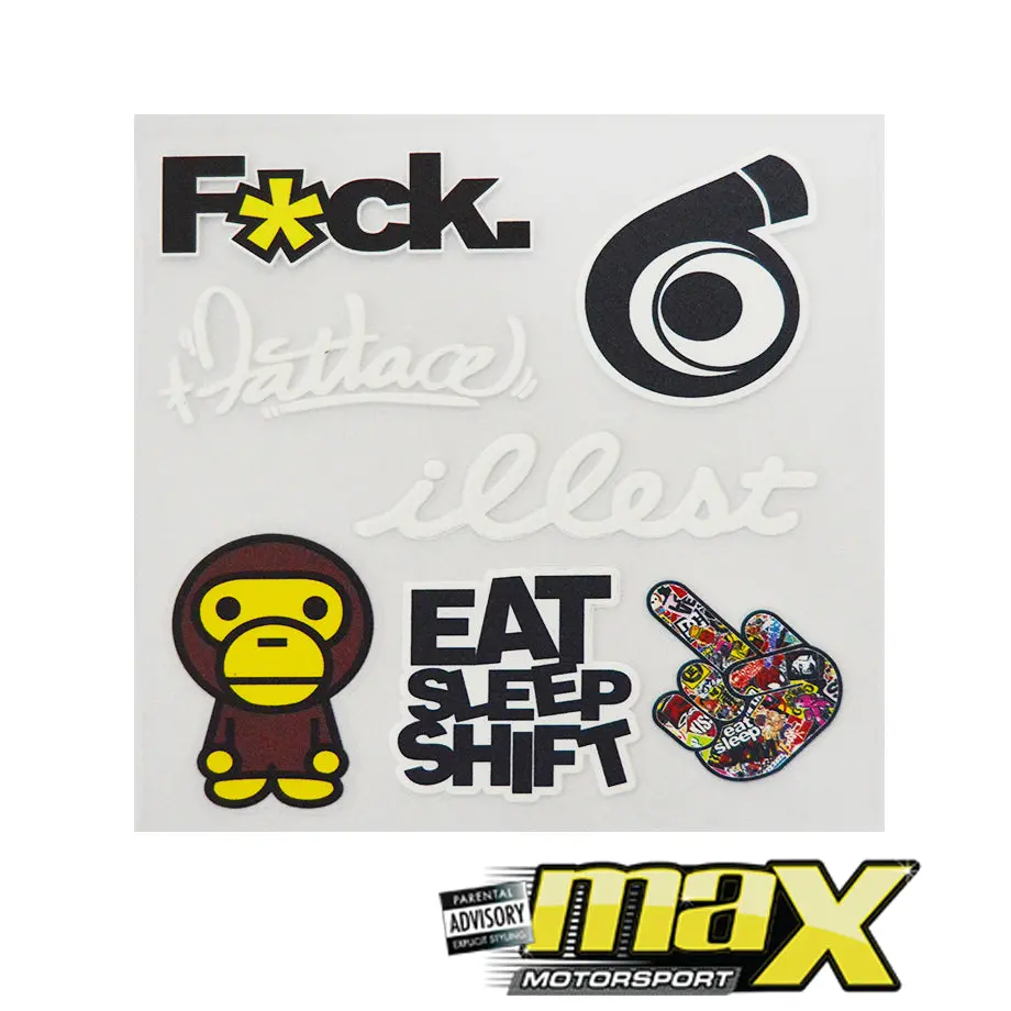 Universal Jdm 7-Piece Sticker Kit 1