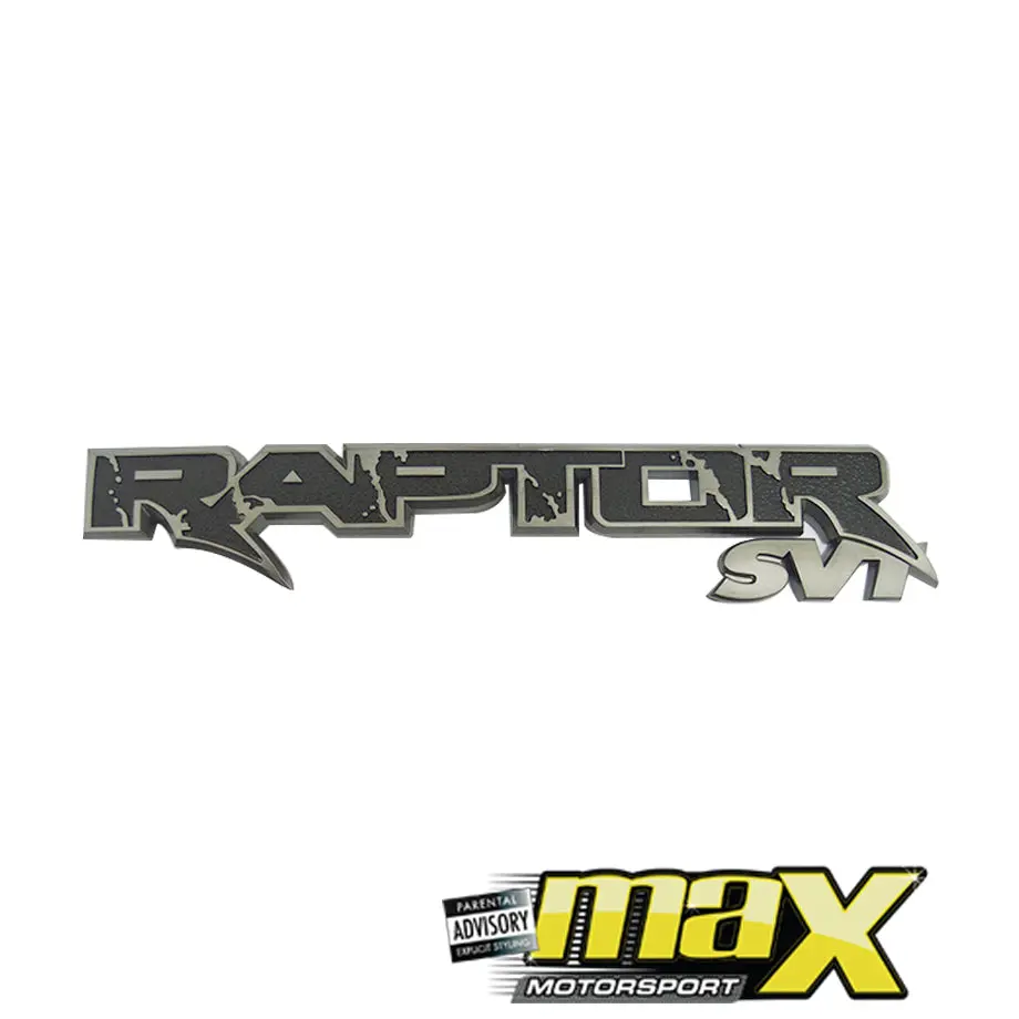Universal Raptor Svt Emblem Badge 1