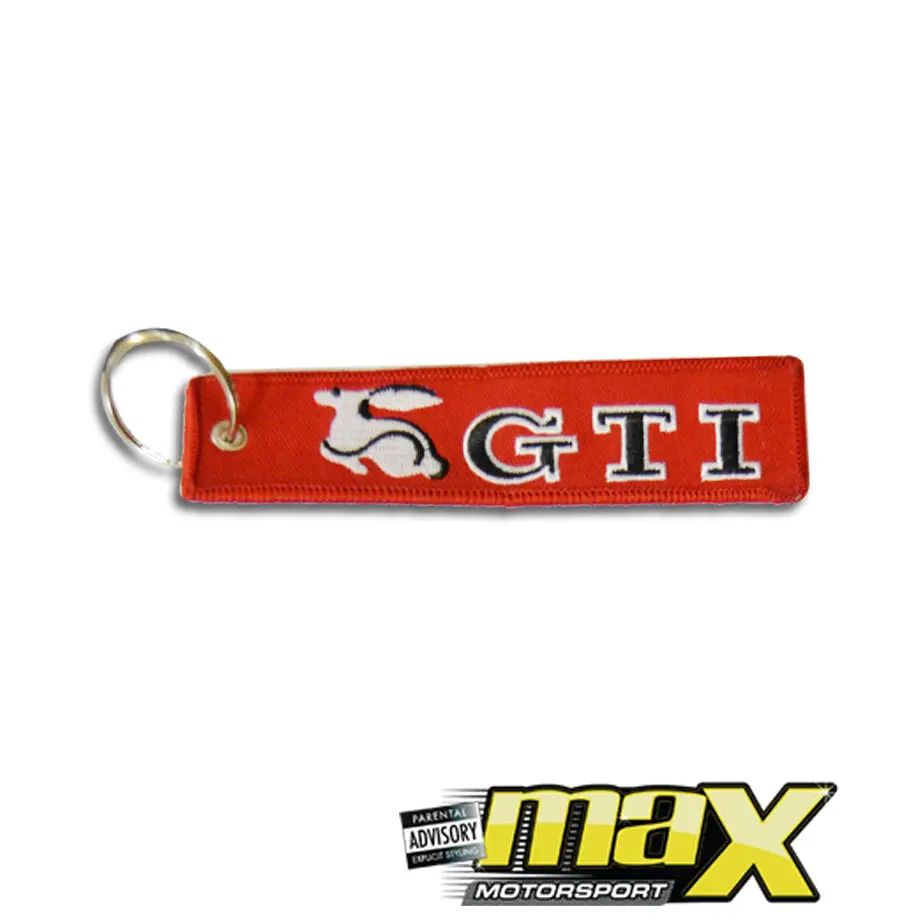 Gti Rabbit Embroidered Key Ring 1