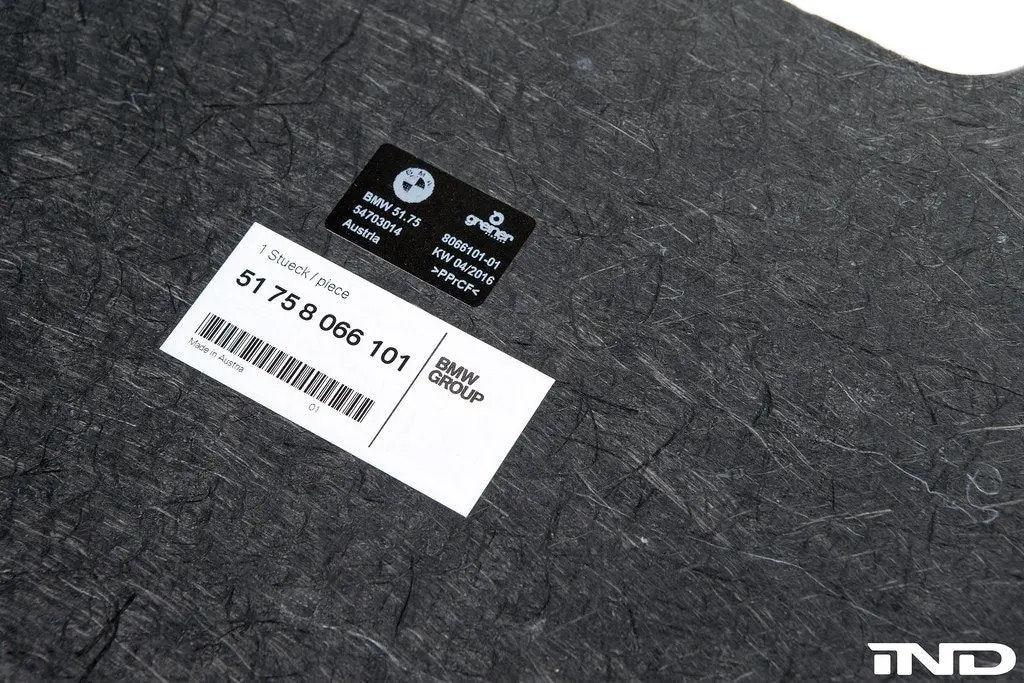 Bmw F8x M3 / M4 Composite Gts Reinforcement Plate Cover 2