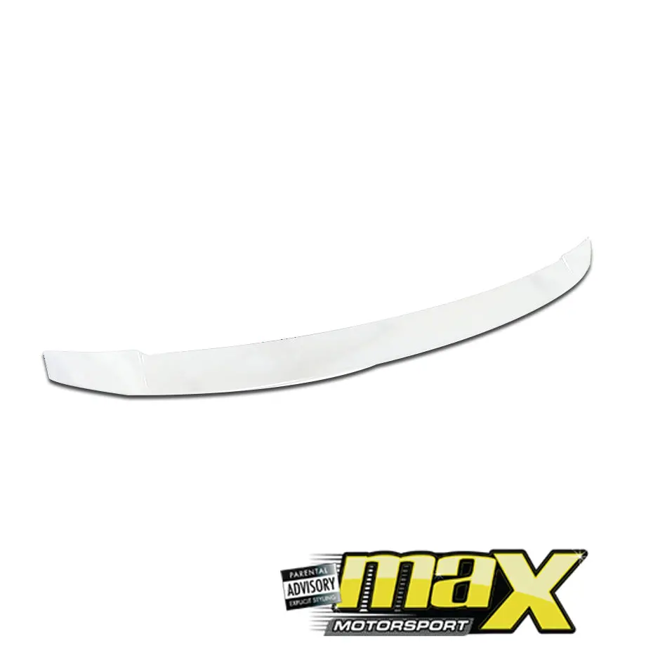 Audi A4 B9 Gloss White Sedan Boot Spoiler (17-On) 1