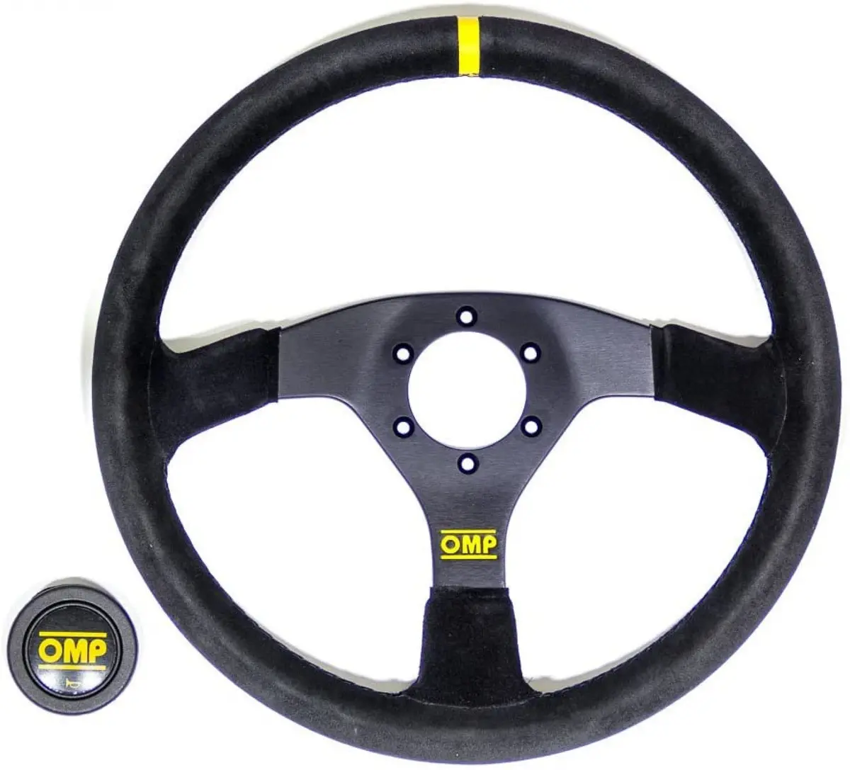 Omp Velocita Black Suede Steering Wheel 1