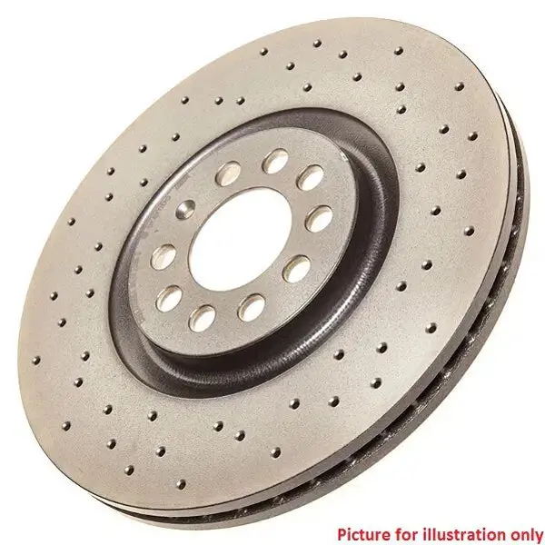 Brembo Brembo Xtra Drilled Disc Abarth 284Mm Vented High Performance Brake Disc (Front) 1