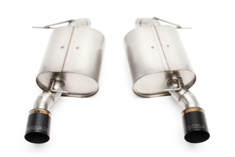 Dinan Free Flow Axle-Back Exhaust - 2007-2013 Bmw 335I/335Is/335Xi Black 1