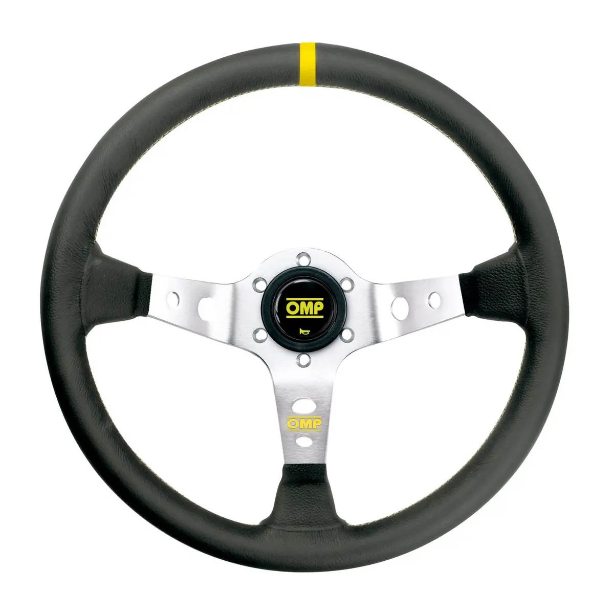 Omp Corsica Black/Silver Steering Wheel 1
