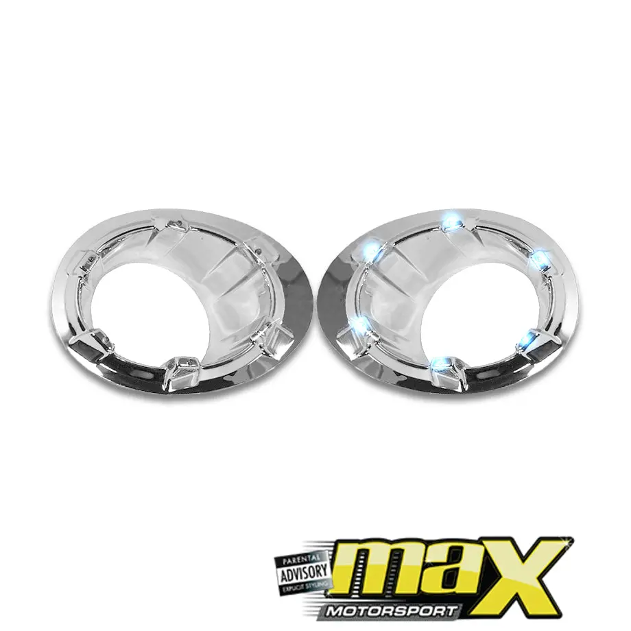 Isuzu Kb Series (08-On) Chrome Fog Lamp Surround With Led 1