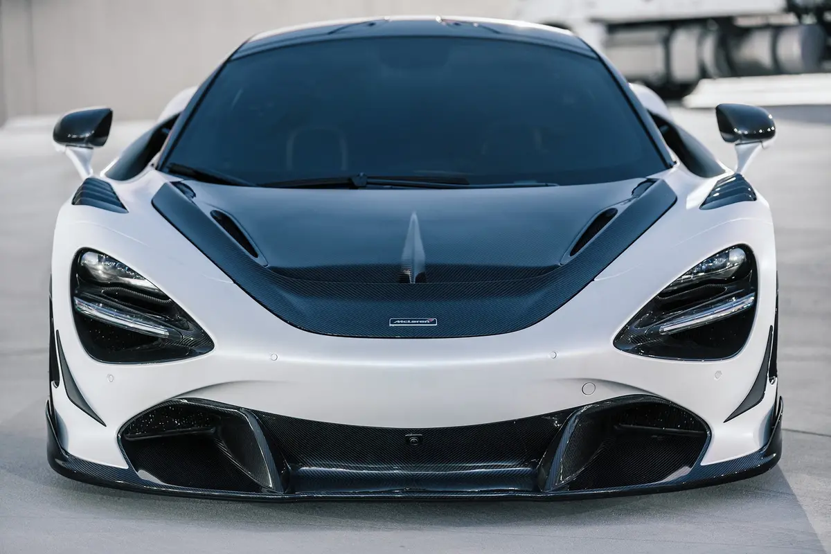 Vorsteiner Mclaren 720S (Coupe & Spyder) Aero Hood Carbon Fiber Pp 2X2 Glossy 1
