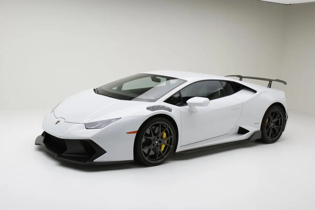 Vorsteiner Lamborghini Huracan Novara Edizione Aero Front Bumper Spoiler Carbon Fiber Pp 2X2 Glossy 1