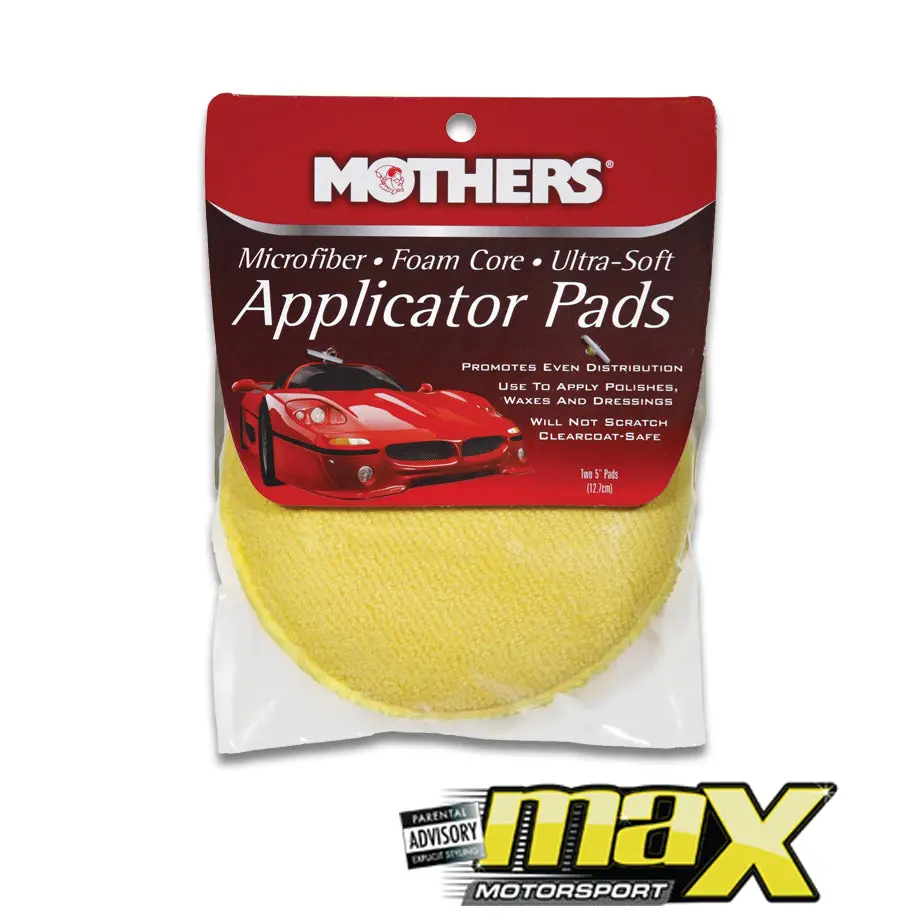 Mothers® Microfiber Foam Core Ultra-Soft Applicator Pads 1