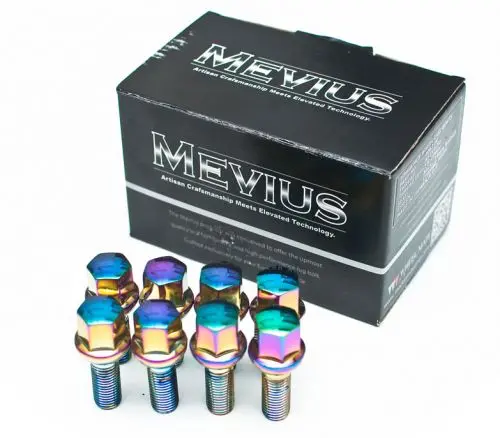 Wheel Mate Mevius Lug Bolt Set Of 20 - 14X1.50 27Mm Cone 60 Deg Tap 1