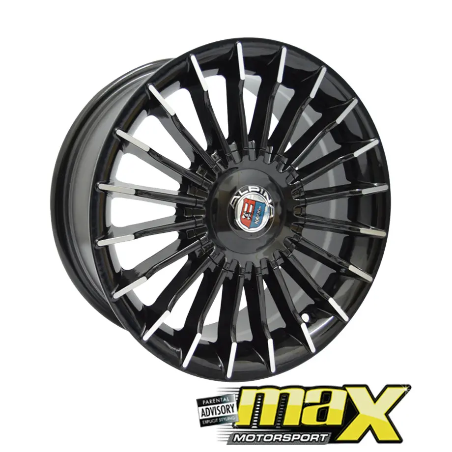 15 Inch Mag Wheel -Mx1042 Alpina Replica Wheel - (5X100 Pcd) 1