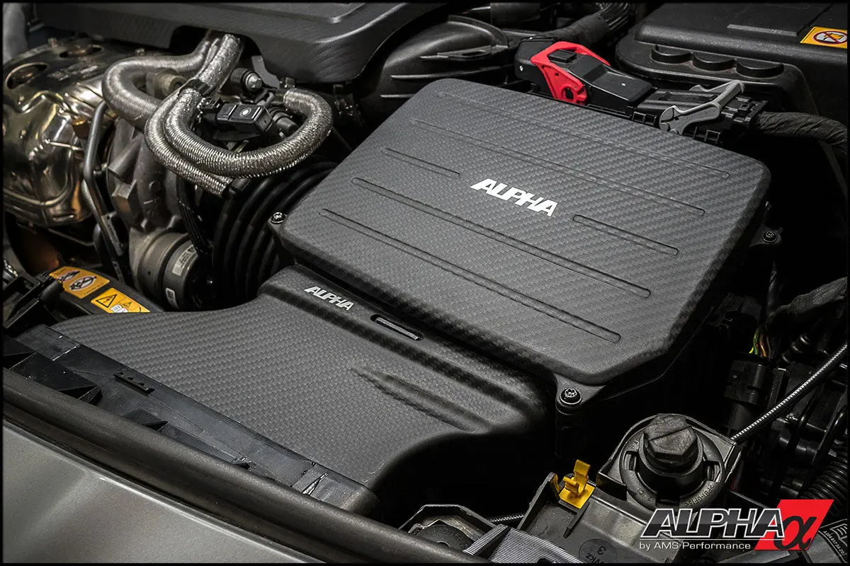 Ams Performance 14-18 Mercedes-Benz Cla 45 Amg 2.0T Alpha Intake System W/Carbon Fiber Duct & Lid 2