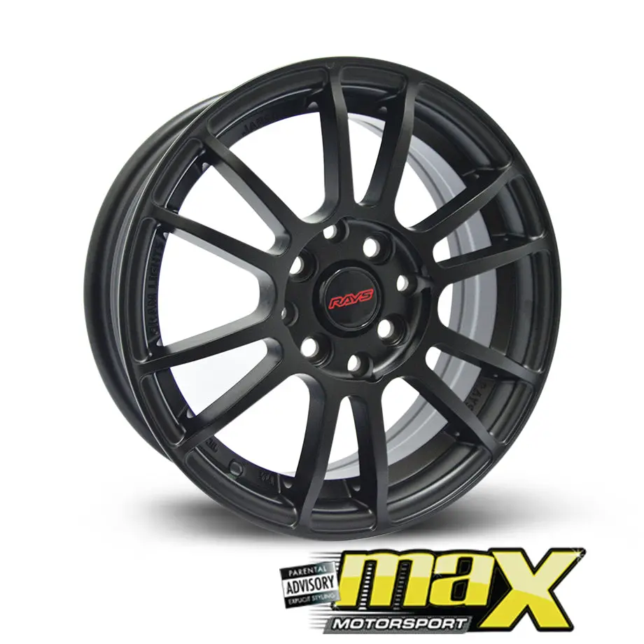 14 Inch Mag Wheel - Mx15013 Rays Replica Wheels - (4X100/114.3 Pcd) 1