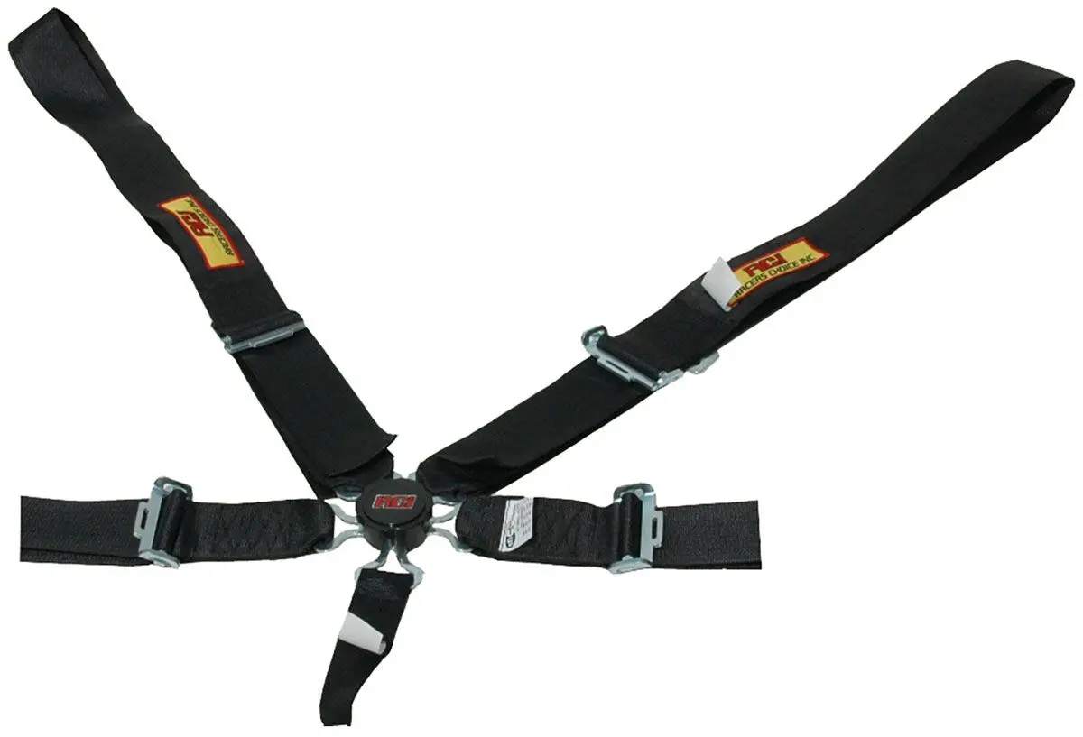 Rci 5-Point Racing Harness With 3" Cam-Lock Straps – Black (9210Cd) 1