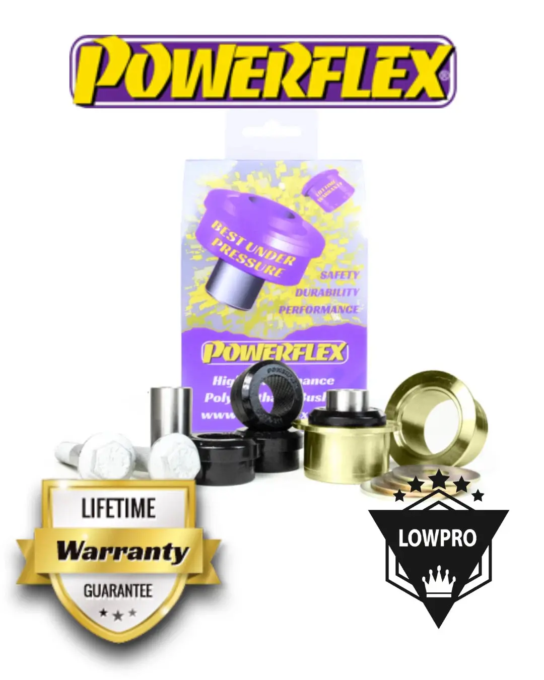 Powerflex Rear Upper Front Control Arm Bush Pfr75-311 For Tesla Model 3 1