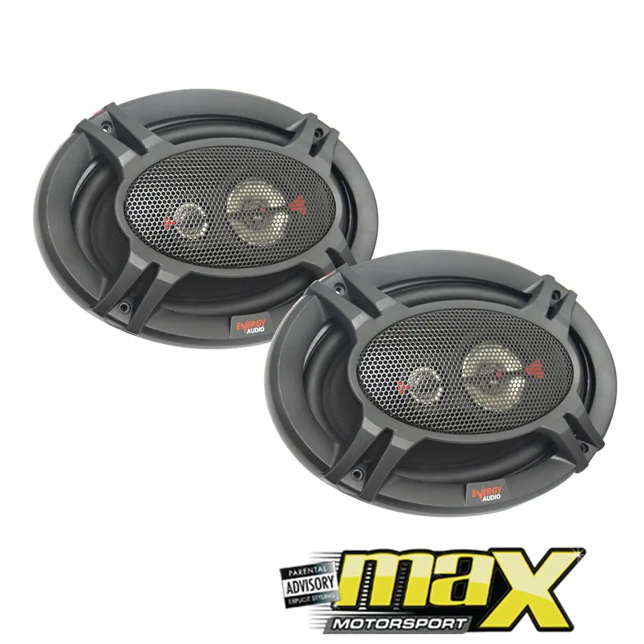 Energy Audio 3-Way Coaxial 6X9 Speaker (600W) 1