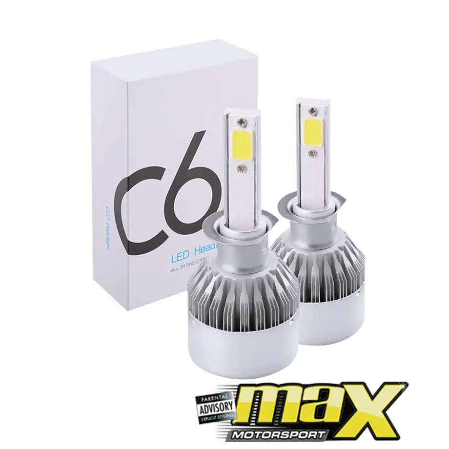 C6 Led Headlight Bulb Kit - H3 1