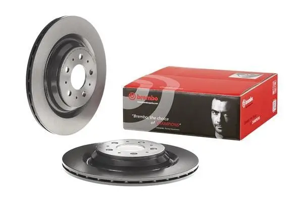 Brembo Prime 09.N361.11 Rear Brake Discs For Tesla Model 3 (5Yj3) 1