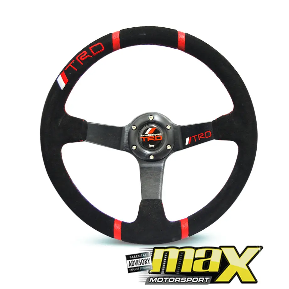 Trd Drift Style Suede Steering Wheel 1