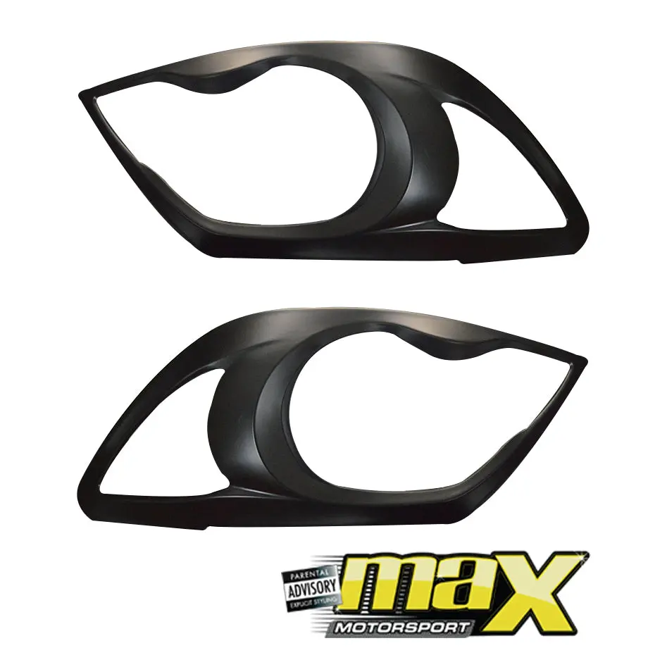 Toyota Hilux (05-11) Matte Black Headlight Surround 1