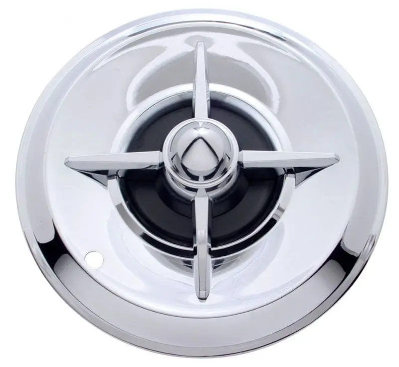 Chrome-Finished Lancer Upc5030 Wheel Center Caps 1