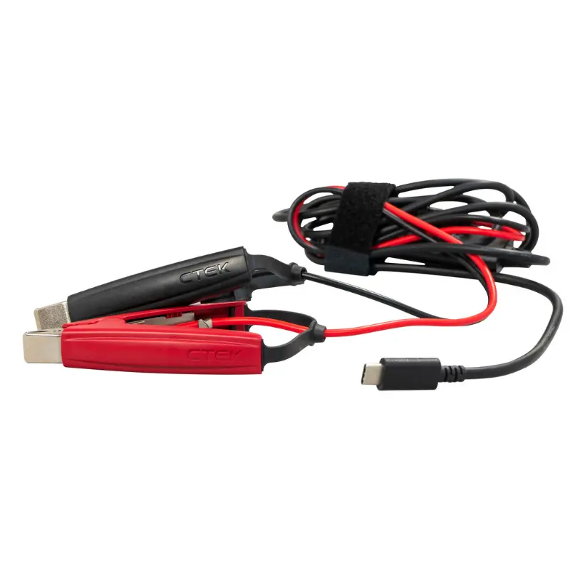 Ctek Cs Free Usb-C Charging Cable W/ Clamps 1