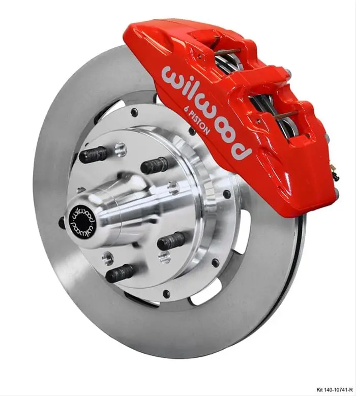 Wilwood Forged Dynapro 6-Piston Front Big Brake Kit – 140-10741-R 1