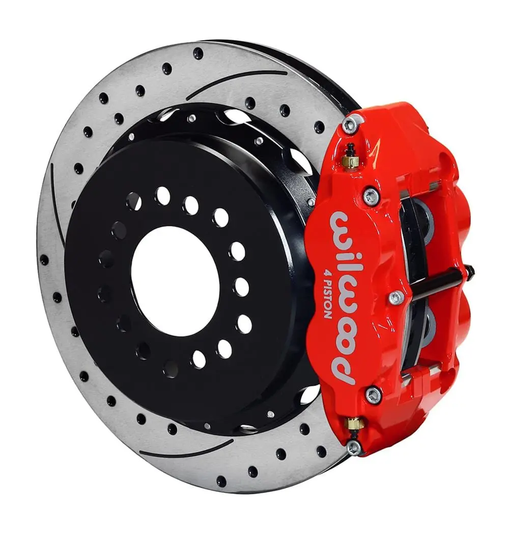 Wilwood 140-9217-Dr Forged Narrow Superlite 4R Rear Big Brake Kit With Parking Brake 1