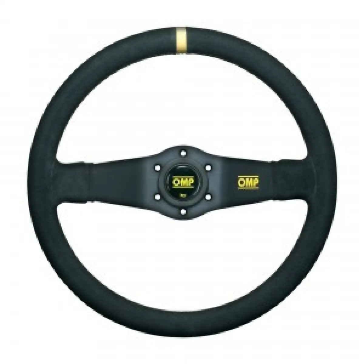 Omp Rally Scamosciato Black Suede Steering Wheel 1
