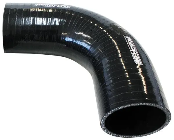 Earl'S Af9203-325 Gloss Black 90° Silicone Elbow – 3-1/4" Id High-Temp Hose Fitting 1