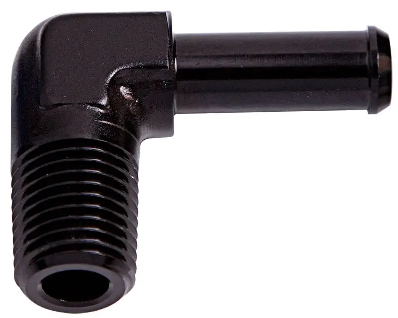 1/8" Male Npt To 5/16" Barb 90° Adapter – Af842-05Blk Angled Fitting 1