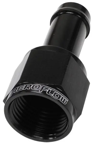 Af411-16Blk -16An Female To 1" Male Barb Hose Fitting – Black Anodized 1