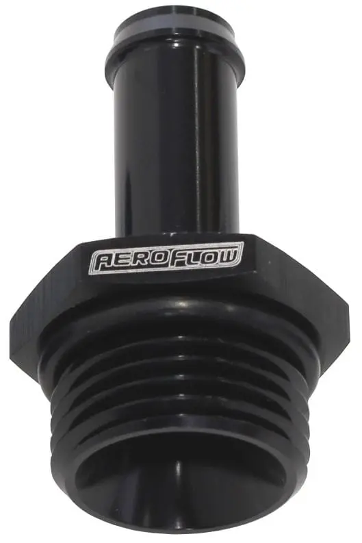 1/2" Straight Hose Barb To -8 Orb Fitting – Af414-08-08Blk 1