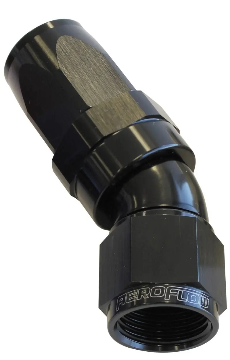 Af197-06Blk 30° Swivel Hose End – -6An Full-Flow Tapered Fitting 1