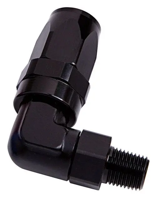 Af829-08-06Blk Male Npt To -8An 90° Swivel Hose Fitting 1